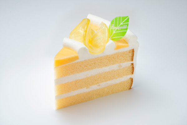 爽やかレモンのショートケーキ