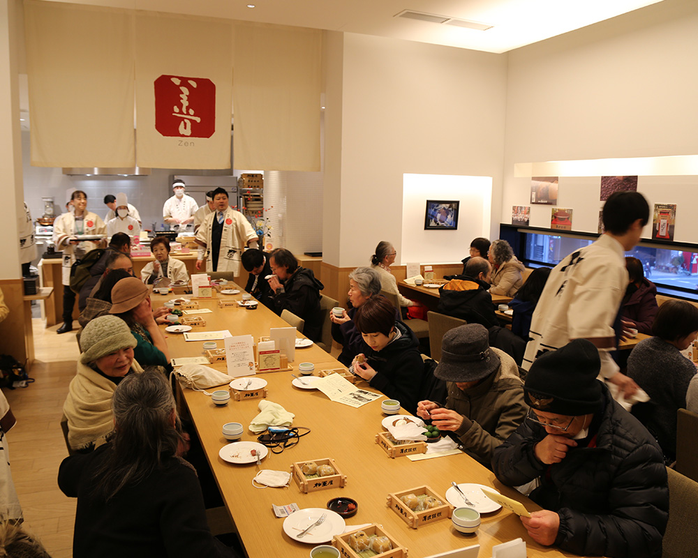 薄皮茶屋の朝茶会