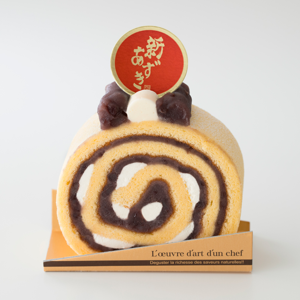 新あずきの<br>あんバターロールケーキ