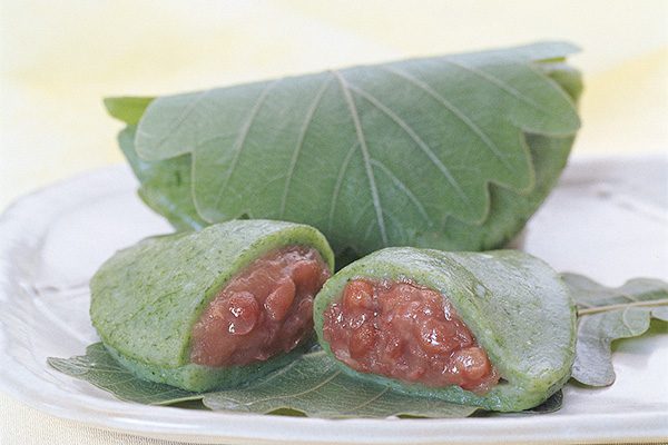 柏餅　つぶあん