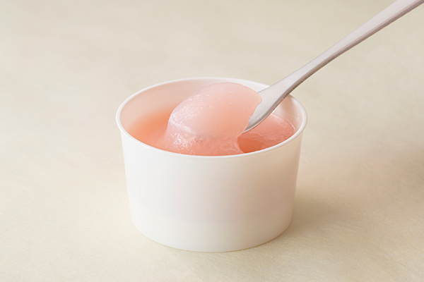 あらごし桃の水ようかん