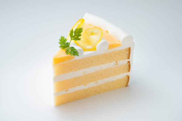 爽やかレモンのショートケーキ